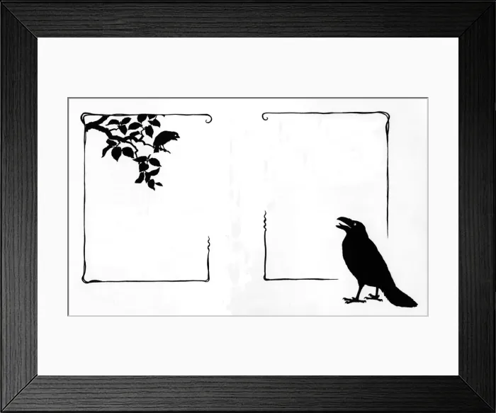 Framed Print : Jack Sparrow tells his troubles to a tame raven Framed Print : Jack Sparrow tells his troubles to a tame raven