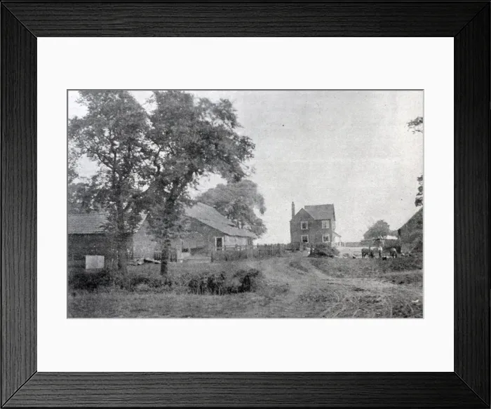 Framed Print : Old Farmhouse at Laindon Labour Colony, Essex Framed Print : Old Farmhouse at Laindon Labour Colony, Essex
