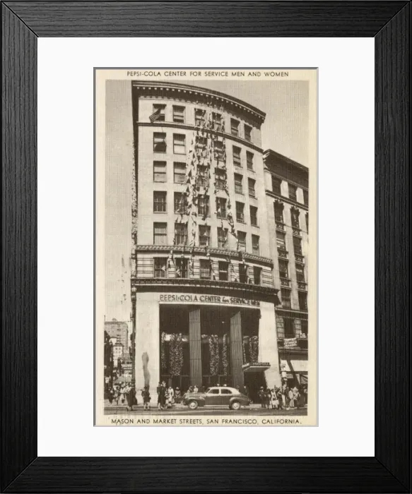 Framed Print : Pepsi-Cola Center for Service Men and Women Framed Print : Pepsi-Cola Center for Service Men and Women