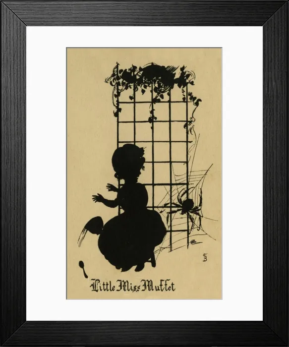 Framed Print : Little Miss Muffett Framed Print : Little Miss Muffett