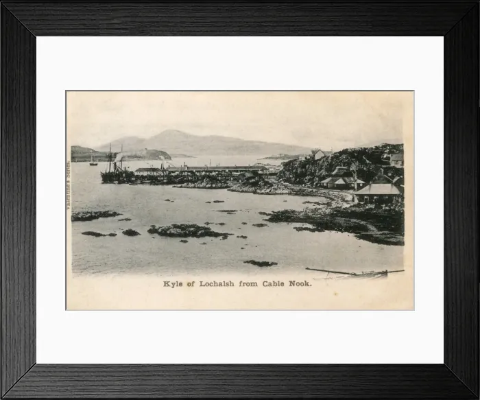 Framed Print : Kyle of Lochalsh from Castle Nook, Scotland