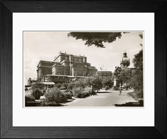 Framed Print : Stockholm, Sweden - Royal Opera House Framed Print : Stockholm, Sweden - Royal Opera House