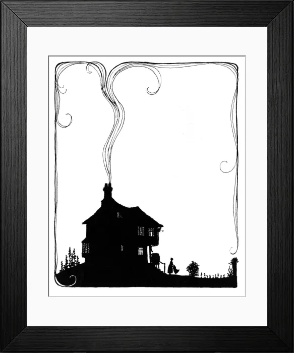 Framed Print : Mrs Bobbitys cottage Framed Print : Mrs Bobbitys cottage