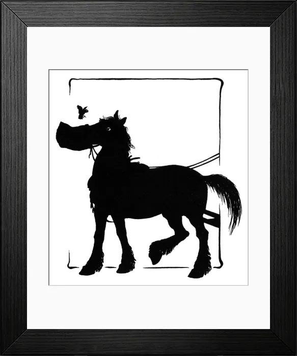 Framed Print : Jack Sparrow and the horse Framed Print : Jack Sparrow and the horse