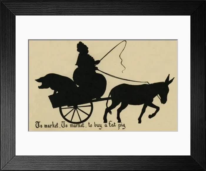 Framed Print : To Market, To Market, To Buy a Fat Pig Framed Print : To Market, To Market, To Buy a Fat Pig