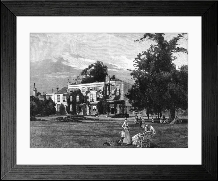 Framed Print : Sheen Lodge, Richmond, 1889 Framed Print : Sheen Lodge, Richmond, 1889