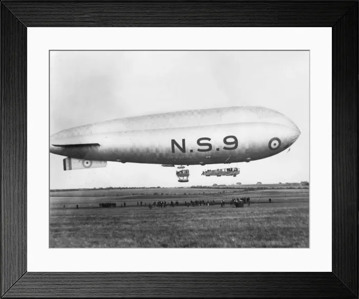 Framed Print : British NS9 airship, WW1 Framed Print : British NS9 airship, WW1