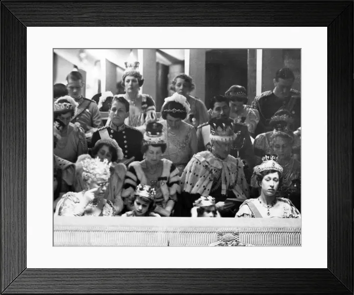 Framed Print : Coronation of King George VI Framed Print : Coronation of King George VI