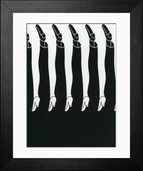 Framed Print : Shigeo Fikuda. Woman & mans leg Framed Print : Shigeo Fikuda. Woman & mans leg
