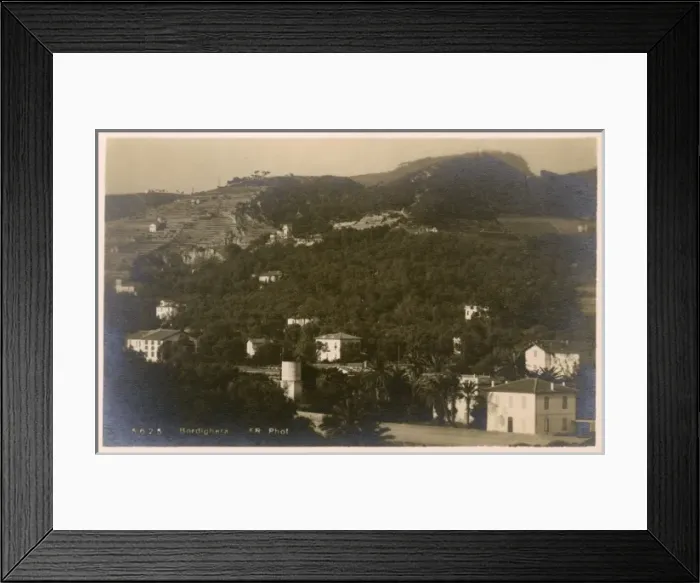 Framed Print : Bordighera, Italy - close to the French border Framed Print : Bordighera, Italy - close to the French border