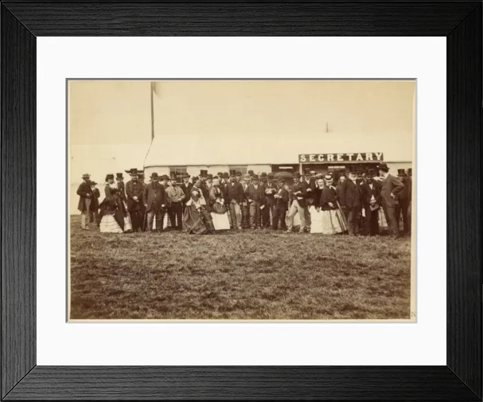 Framed Print : Crowd at a Horse Racing Meeting Framed Print : Crowd at a Horse Racing Meeting