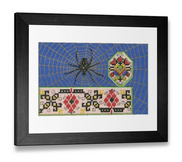 Framed Print : Russian Berlin Work Pattern Framed Print : Russian Berlin Work Pattern