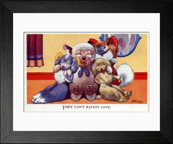 Framed Print : They can t ration love Framed Print : They can t ration love