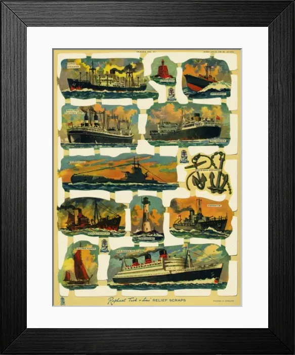 Framed Print : Shipping scraps Framed Print : Shipping scraps