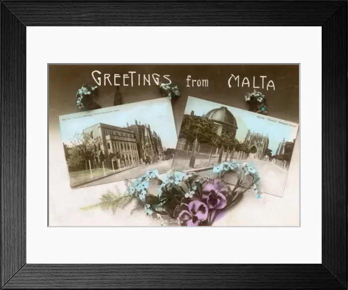 Framed Print : Malta - Wesleyan Church - Floriana Framed Print : Malta - Wesleyan Church - Floriana