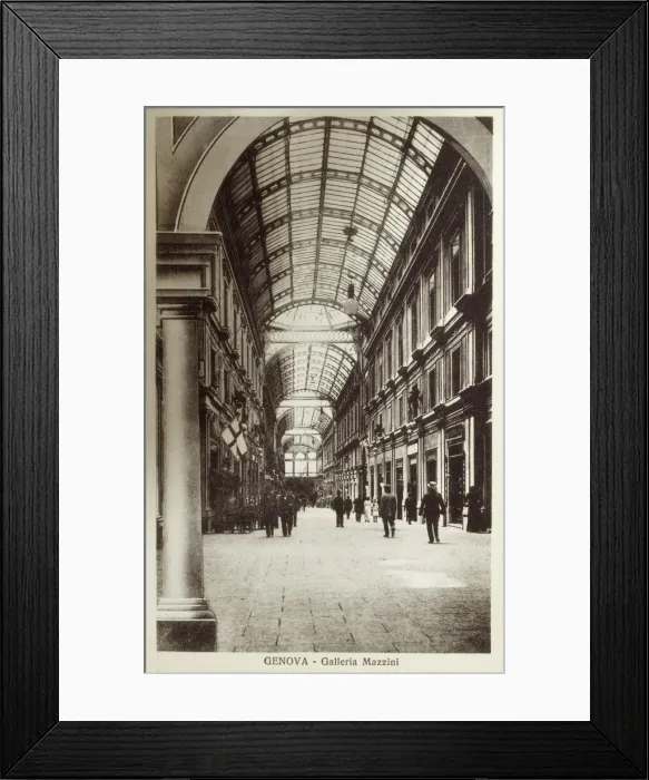 Framed Print : Italy, Genoa - Galleria Mazzini Framed Print : Italy, Genoa - Galleria Mazzini