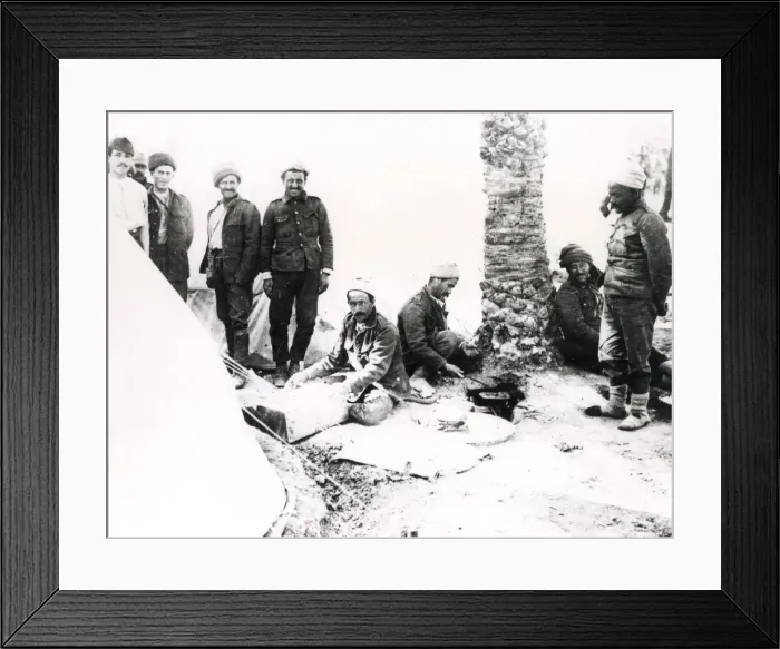 Framed Print : Allied soldiers on Salonika Front, WW1 Framed Print : Allied soldiers on Salonika Front, WW1
