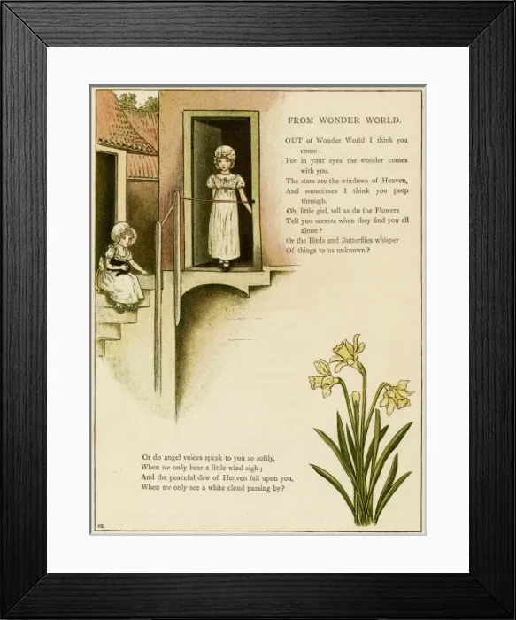 Framed Print : Illustration, From Wonder World Framed Print : Illustration, From Wonder World
