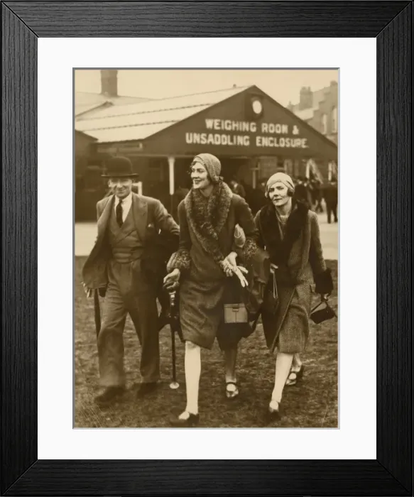 Framed Print : Society at Grand National Meeting at Aintree Framed Print : Society at Grand National Meeting at Aintree