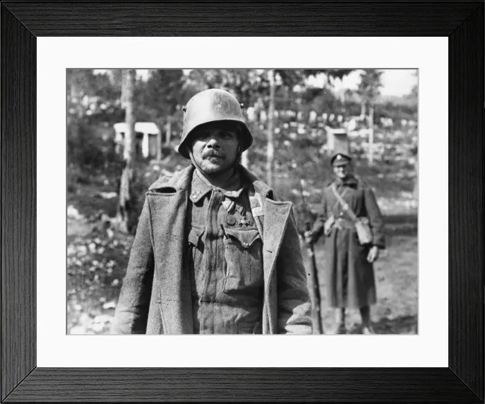Framed Print : Austrian prisoner of war, WW1 Framed Print : Austrian prisoner of war, WW1