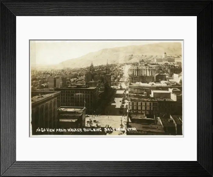 Framed Print : Salt Lake City, Utah, USA Framed Print : Salt Lake City, Utah, USA