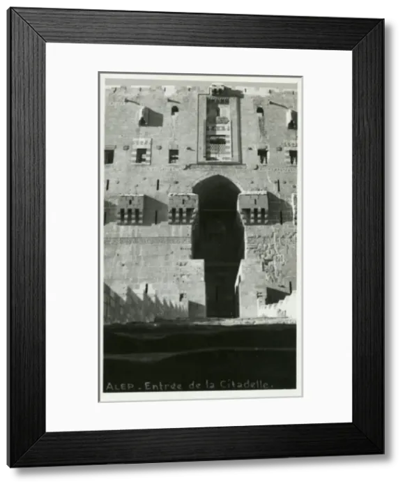 Framed Print : Entrance to the Citadel, Aleppo, Syria Framed Print : Entrance to the Citadel, Aleppo, Syria