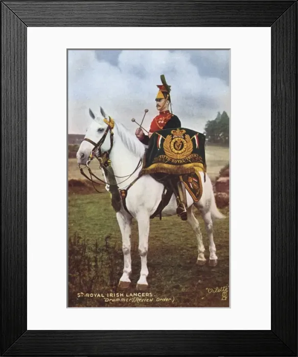 Framed Print : 5th Royal Irish Lancers - Drummer Framed Print : 5th Royal Irish Lancers - Drummer