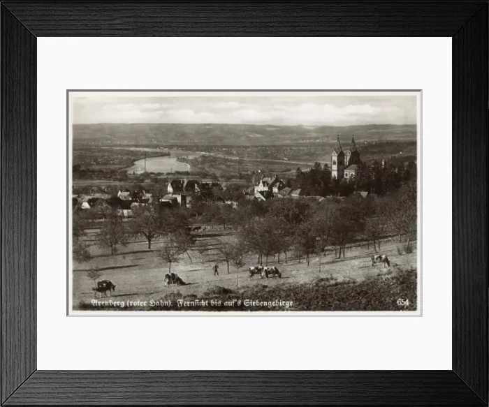 Framed Print : Koblenz-Arenberg - Rhine Valley - Germany Framed Print : Koblenz-Arenberg - Rhine Valley - Germany