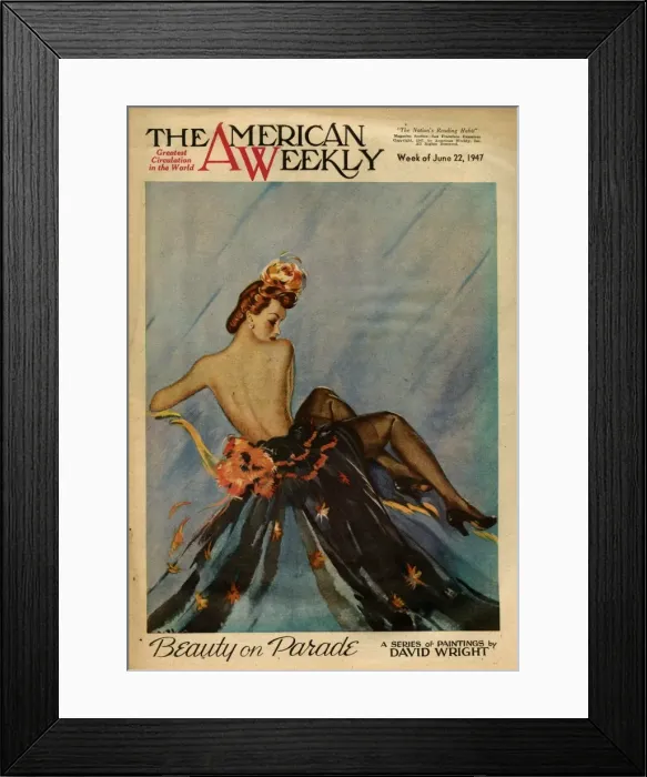 Framed Print : David Wright woman with a bare back Framed Print : David Wright woman with a bare back