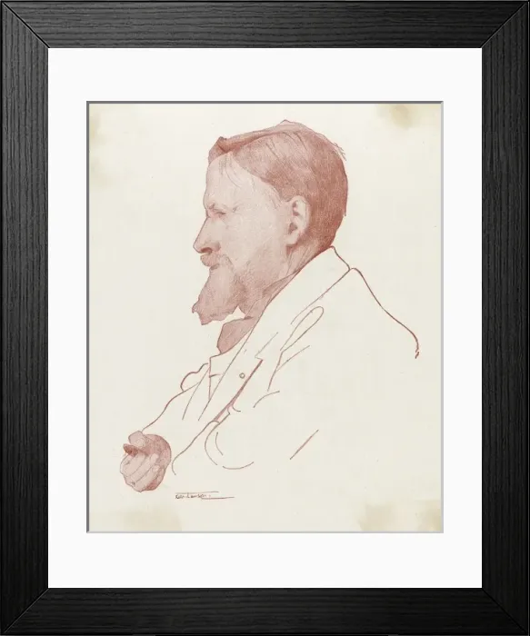 Framed Print : Brangwyn in 1926 Framed Print : Brangwyn in 1926
