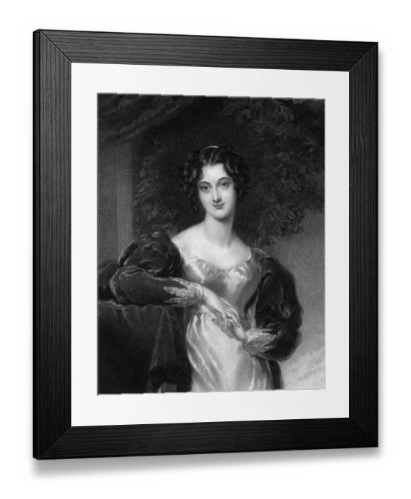 Framed Print : Maria Anne Ashley - 1 Framed Print : Maria Anne Ashley - 1