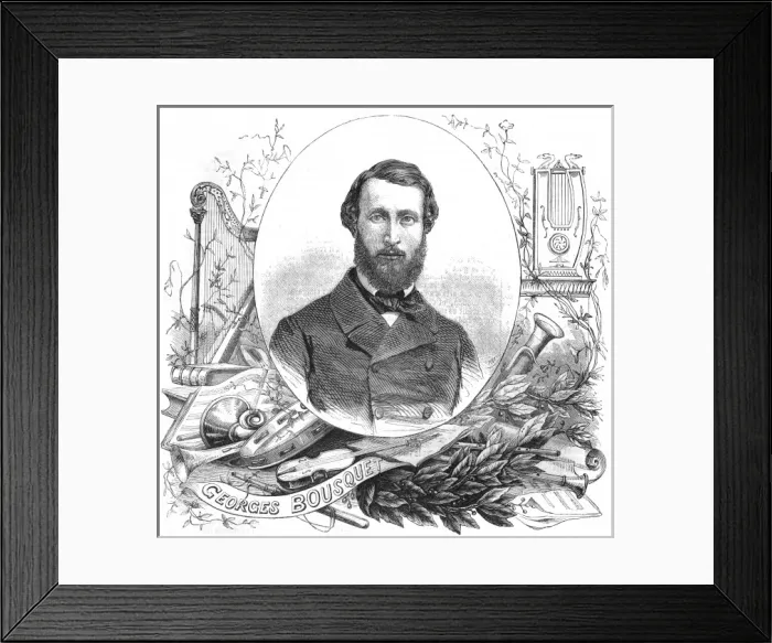 Framed Print : Georges Bousquet, Music Framed Print : Georges Bousquet, Music