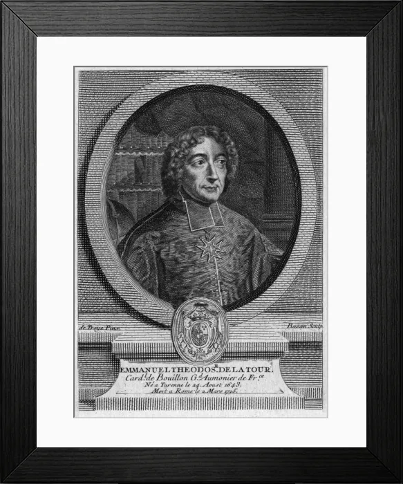 Framed Print : Emanuel Card. Bouillon Framed Print : Emanuel Card. Bouillon