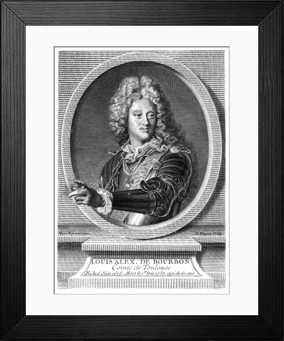 Framed Print : Louis Alex. De Bourbon Framed Print : Louis Alex. De Bourbon