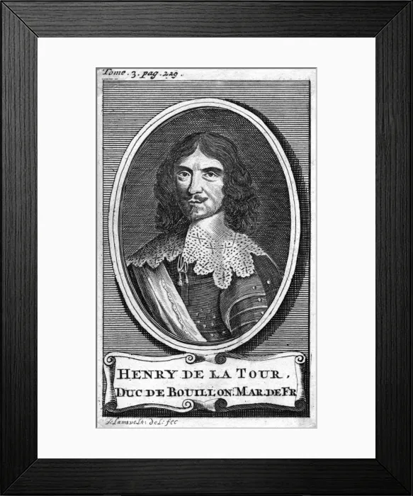 Framed Print : Henri Duc De Bouillon Framed Print : Henri Duc De Bouillon