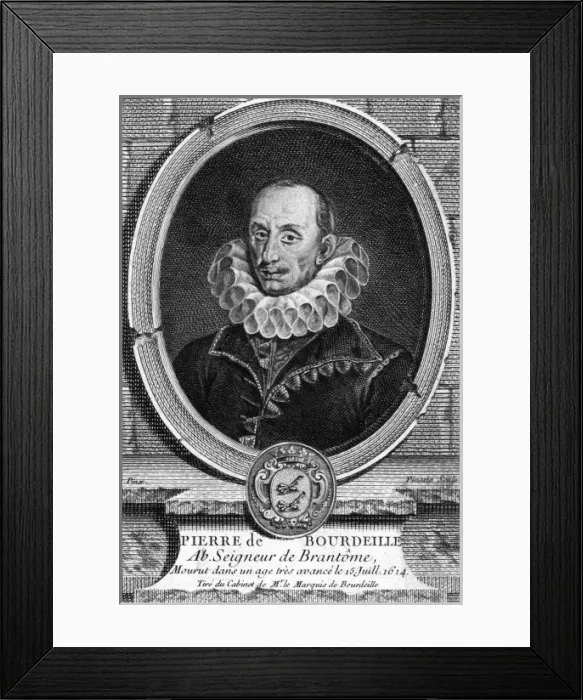 Framed Print : Pierre De Brantome Framed Print : Pierre De Brantome