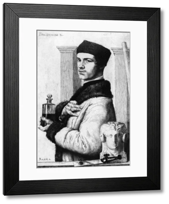 Framed Print : Felix Bracquemond Framed Print : Felix Bracquemond