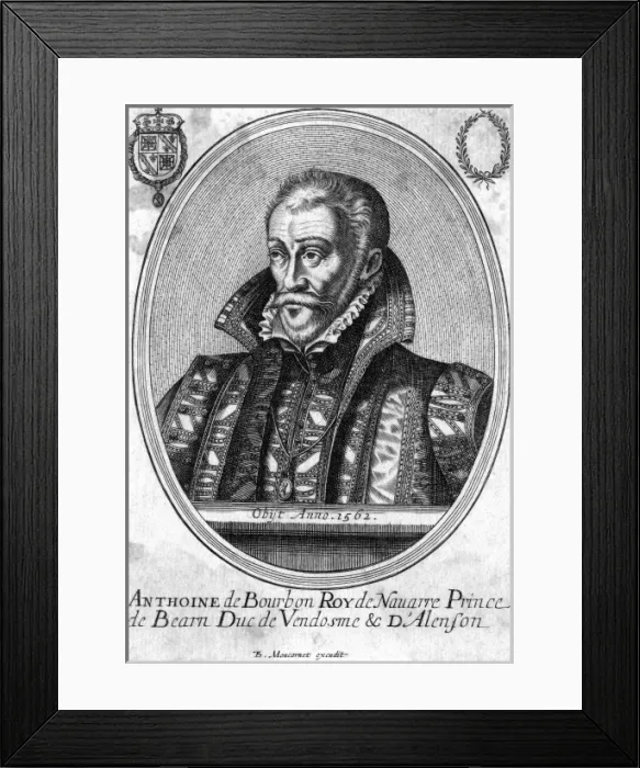 Framed Print : Antoine De Bourbon
