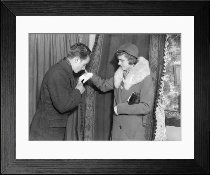 Framed Print : Kissing a Ladys Hand Framed Print : Kissing a Ladys Hand