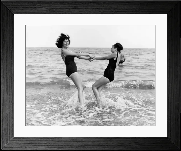 Framed Print : Playing in the Sea Framed Print : Playing in the Sea
