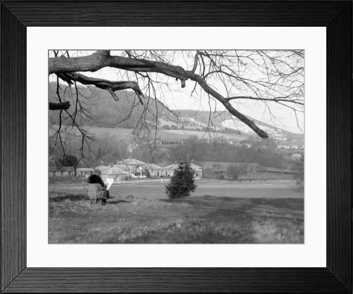 Framed Print : Surrey Artist 1930S Framed Print : Surrey Artist 1930S