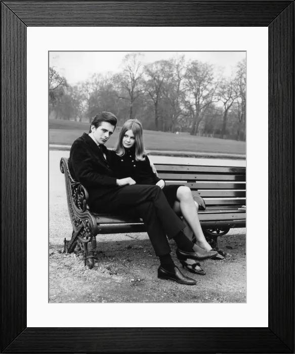 Framed Print : Teenage Couple Framed Print : Teenage Couple