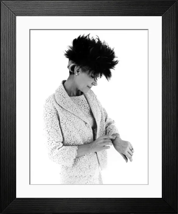 Framed Print : Checking her Watch Framed Print : Checking her Watch
