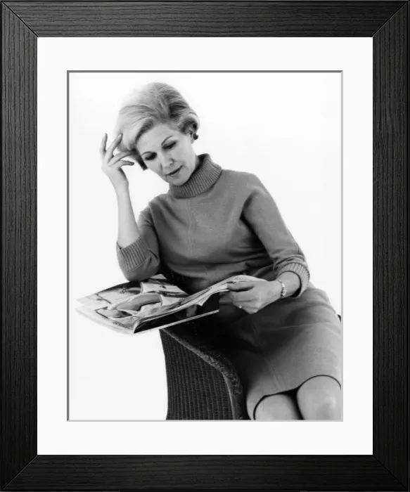 Framed Print : Reading a Magazine Framed Print : Reading a Magazine
