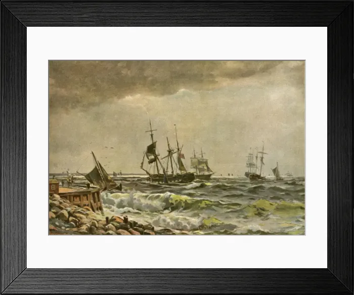 Framed Print : Stormy Coast Framed Print : Stormy Coast