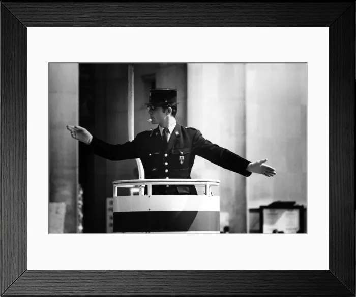 Framed Print : Traffic Gendarme Framed Print : Traffic Gendarme