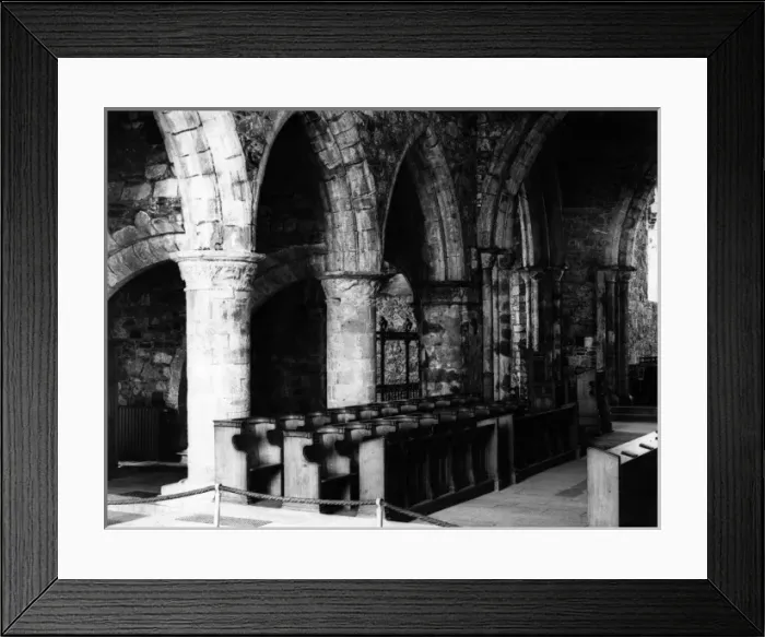 Framed Print : Iona Cathedral Interior Framed Print : Iona Cathedral Interior