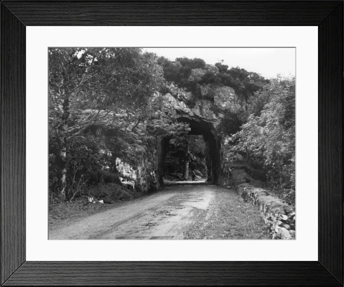 Framed Print : Killarney Rock Tunnel