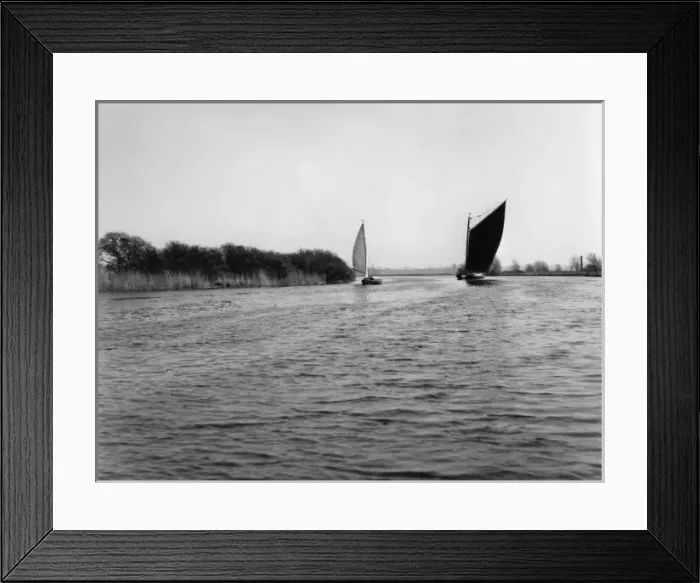Framed Print : Wherries on the Yare Framed Print : Wherries on the Yare