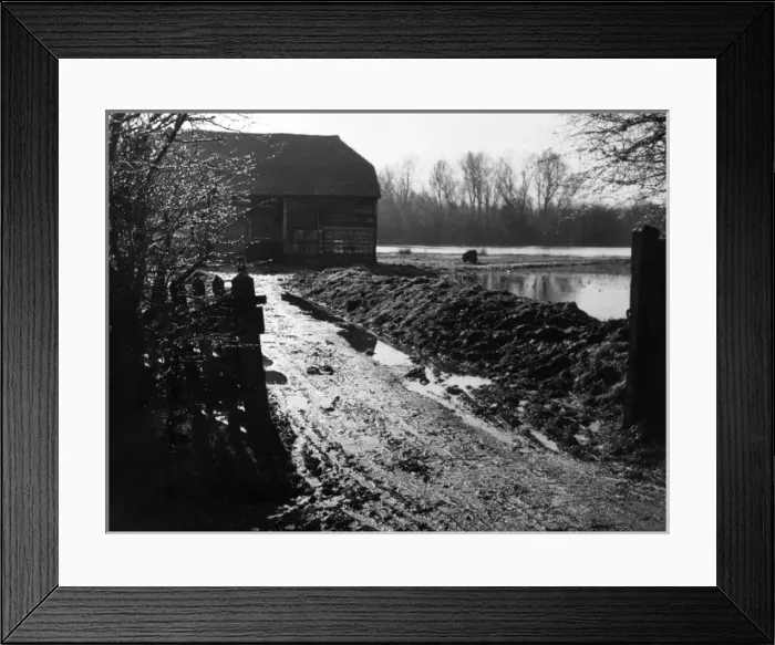 Framed Print : Muddy Gateway Framed Print : Muddy Gateway
